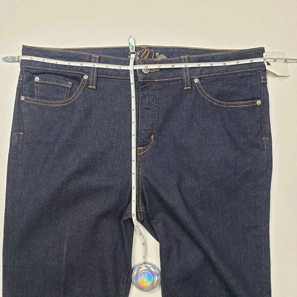 Miraclebody Jeans Women's Size 16 Mystic Blue Dark Wash Denim Slimming Stretch - Picture 4 of 16
